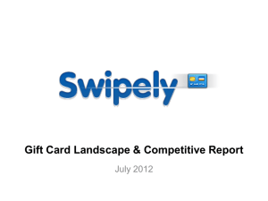 Gift Card Landscape & Competitive Report