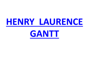 Henry Laurence Gantt