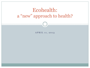 Ecohealth Presentation