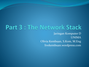 Part 3 : The Network Stack