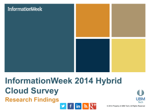 InformationWeek 2014 Hybrid Cloud Survey