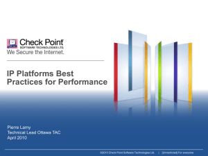 IP Platforms Best Practices for Performance