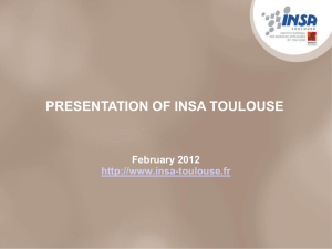 presentation of insa toulouse