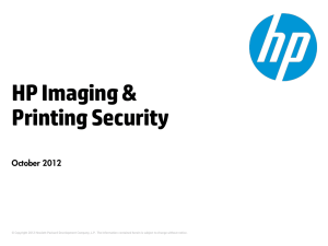 HP Security Framework