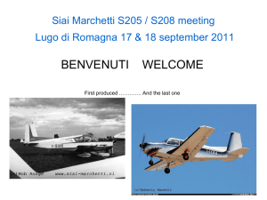 Siai Marchetti S205/S208 Meeting Presentation link