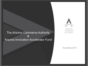 What is the Arizona Innovation Accelerator Fund?