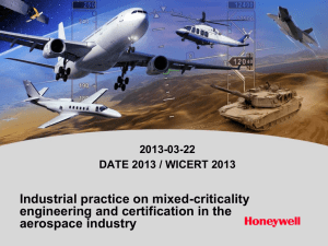 Industrial practice on mixed-criticality engineering and certification