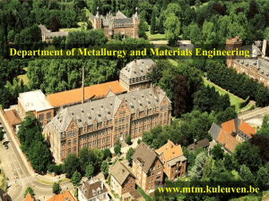 Materials Engineering, KU Leuven