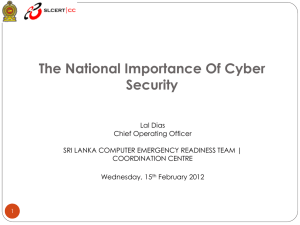 The National Importance Of Cyber Security