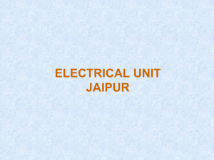 power point presentation of electrical unit ajmer