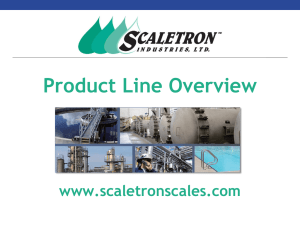 Scaletron Product Line Overview Presentation (PowerPoint)