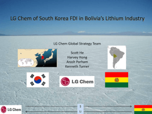 LG Chem Top Competitors in Lithium Battery Industry