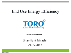 End use Energy Efficiency - Renewable Energy India Expo