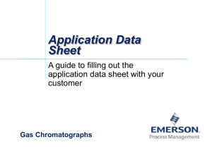 Using The Application Data Sheet