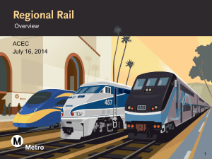 Regional Rail - ACEC of California