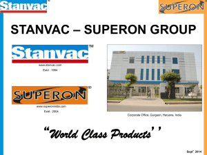 Company Profile - Stanvac Superon Group