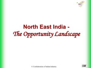 North East India - The Opportunity Landscape