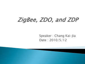 ZigBee, ZDO, and ZDP