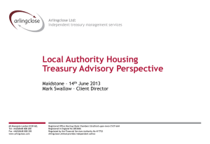 Mark Swallow, Arling Close Treasury Perspective Presentation