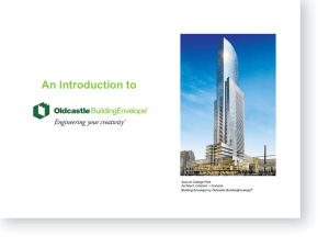 the Introduction to Oldcastle BuildingEnvelope