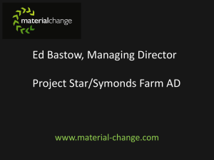 Symonds Farm - Material Change