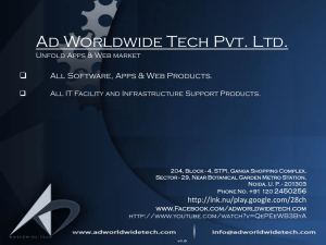 Ad Worldwide Tech Pvt. Ltd. Unfold Apps & Web