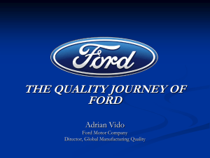 JD Power and Associates 2010 Initial Quality Study Ford`s