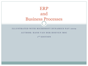 ERP and Business Processes - HAAGA