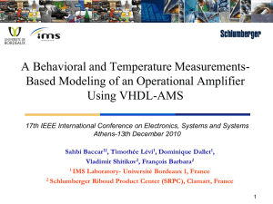 A Behavioral And Temperature Measurements