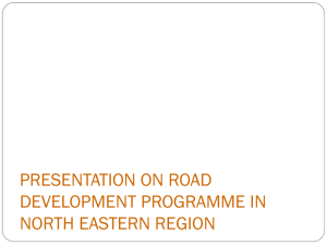 As on 16.07.2013 - Ministry of Development of North Eastern Region