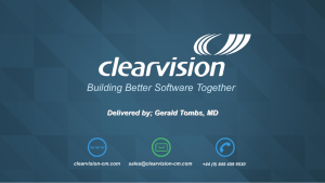 Clearvision Presentation