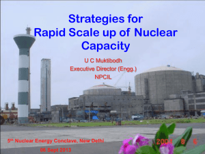 Strategies for Rapid Scale up of Nuclear Capacity
