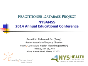 NYS Practitioner Database