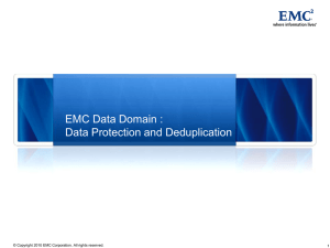 EMC Data Domain Overview