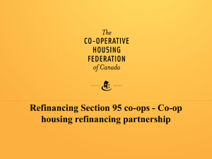 about the program - Co-operative Housing Federation of Canada