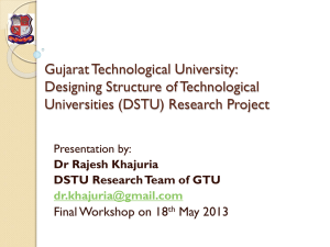 Designing Structure of Tech Uni