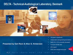 DELTA, Technical-Audiological lab.