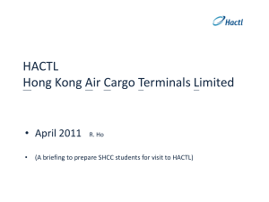HACTL Hong Kong Air Cargo Terminals Limited