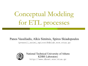 Conceptual Modeling for ETL processes