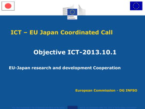 EU-Japan ICT Coordinated Call
