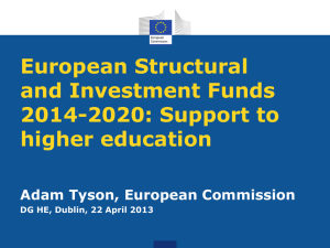European Structural and Investment Funds 2014