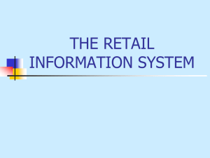 THE RETAIL INFORMATION SYSTEM