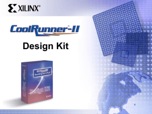 CoolRunner-II Design Kit Digilent Board Description