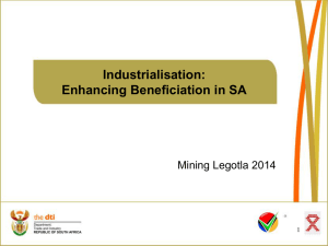 Dr Vineesha Naidoo - Mining Lekgotla 2013