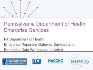 Pennsylvania Department of Health Enterprise Services (2nd)