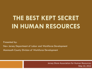 “The Best Kept Secret in Human Resources”