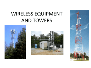 CELLULAR EQUIPMENT AND CELL TOWERS
