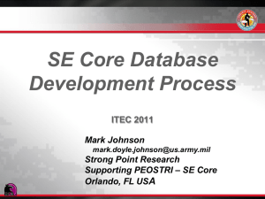 (SE) Core Development Process Overview
