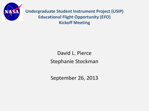 USIP Kickoff Meeting