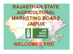 rajasthan state agricultural marketing board, jaipur
